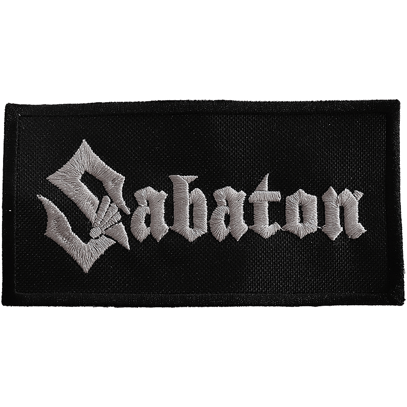 Silver Sabaton Logo Patch A10002