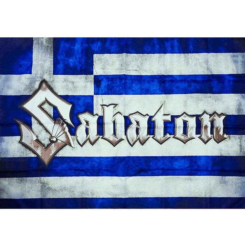 Greece Sabaton Logo Flag