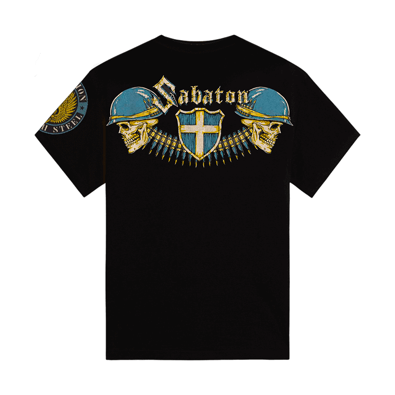 Sabaton Heroes By Affliction Kids T-shirt Backside