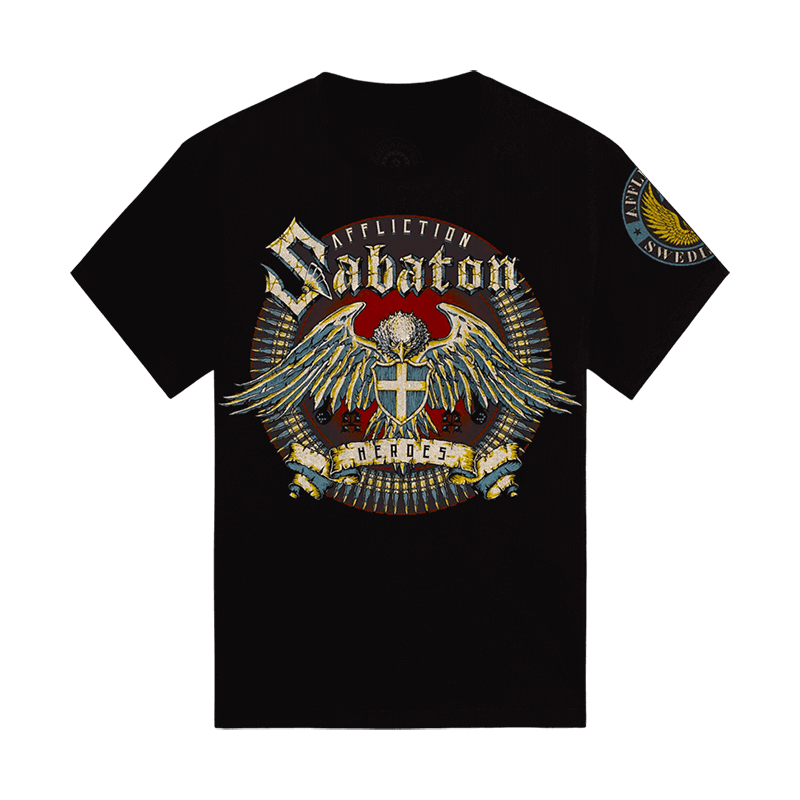 Sabaton Heroes By Affliction Kids T-shirt Frontside