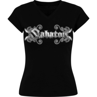 Metallic Sabaton logo tshirt frontside