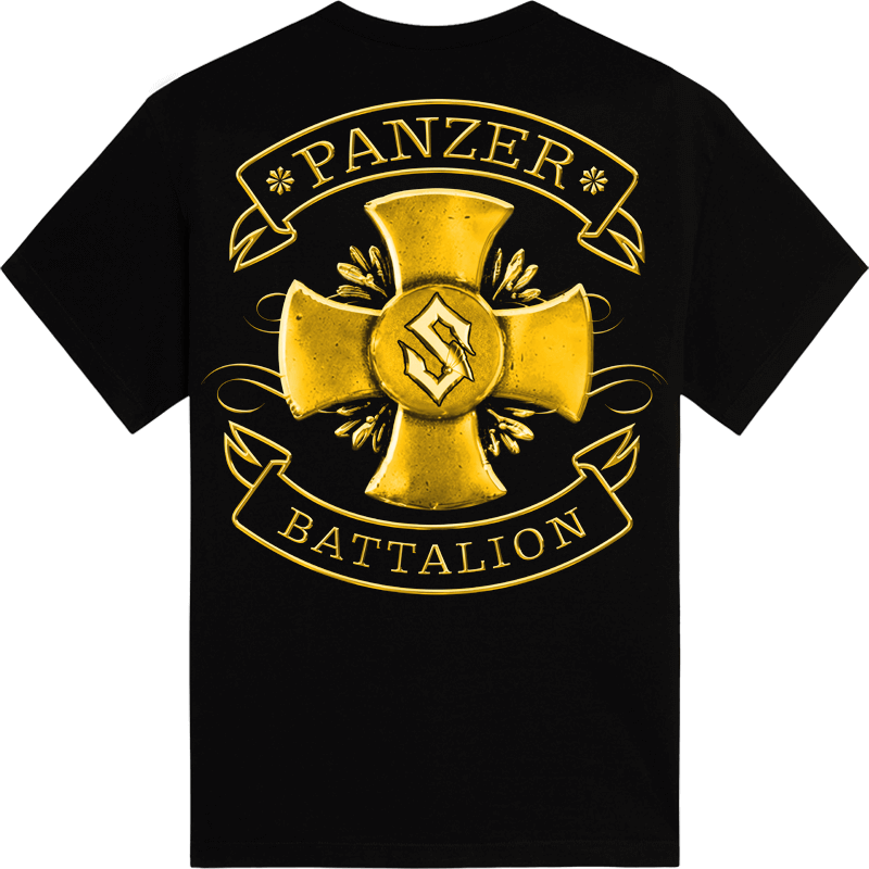 Panzer battalion Sabaton tshirt backside