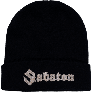 Sabaton silver logo cuffed beanie