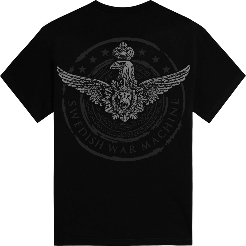 Swedish war machine Sabaton tshirt backside