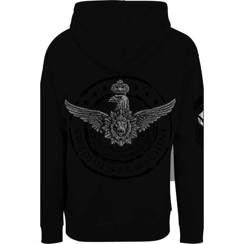 Swedish war machine Sabaton zip hoodie backside