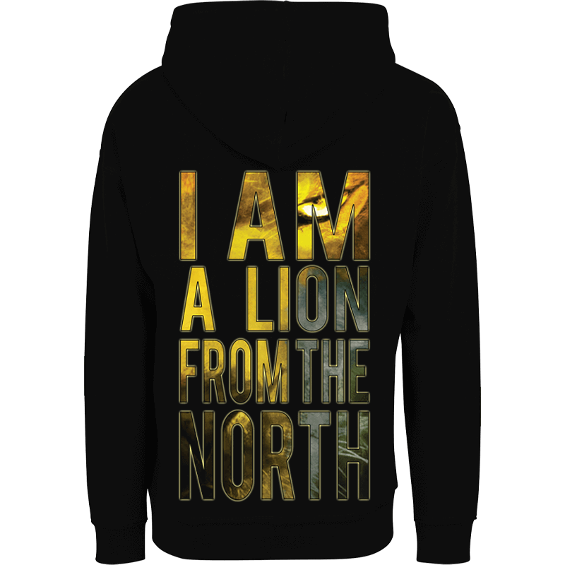 The lion from the north Sabaton nonzip hoodie backside