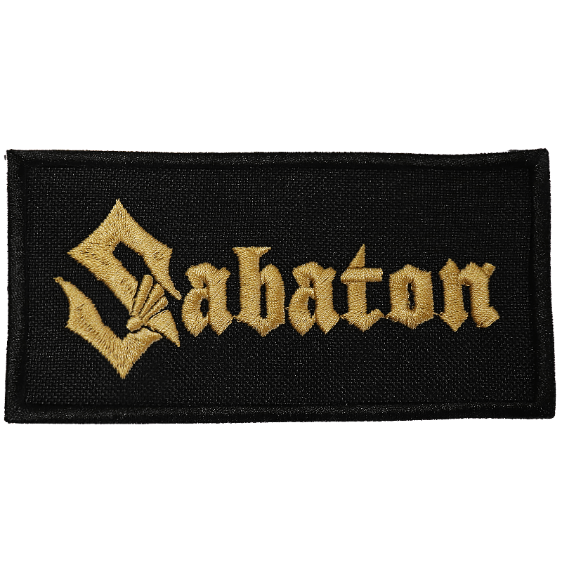 Gold Sabaton Logo Patch A10003