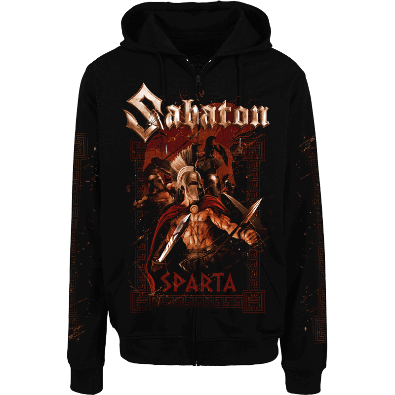 Sparta Sabaton zip hoodie frontside