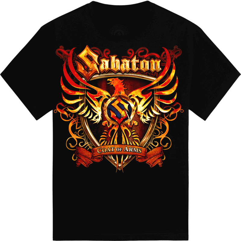 Coat of arms Sabaton t-shirt frontside