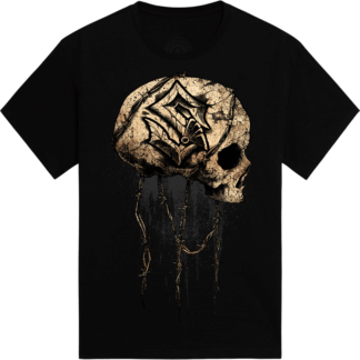 Barbed Skull Sabaton T-shirt Frontside