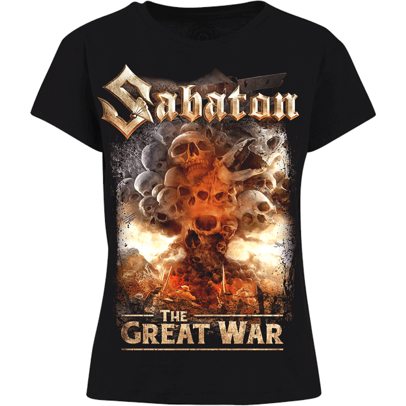 What's so fucking great about it Sabaton women's tshirt frontside