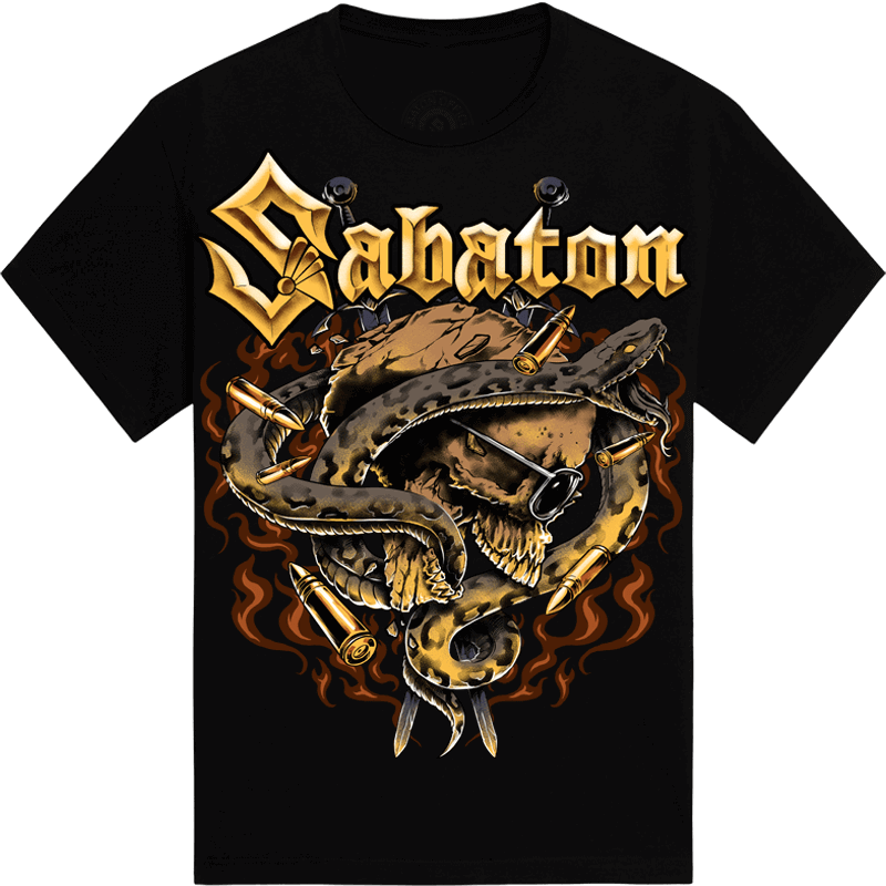 Novarock Festival Sabaton Exclusive Tshirt Frontside