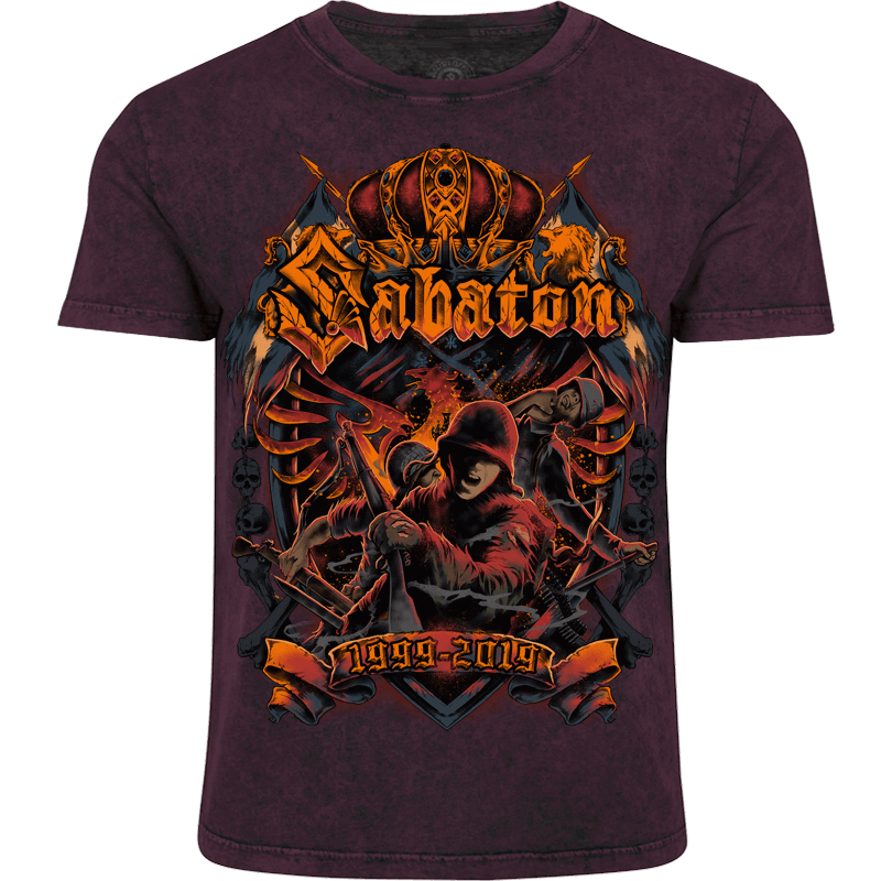 20th Anniversary Sabaton Exclusive T-shirt Frontside