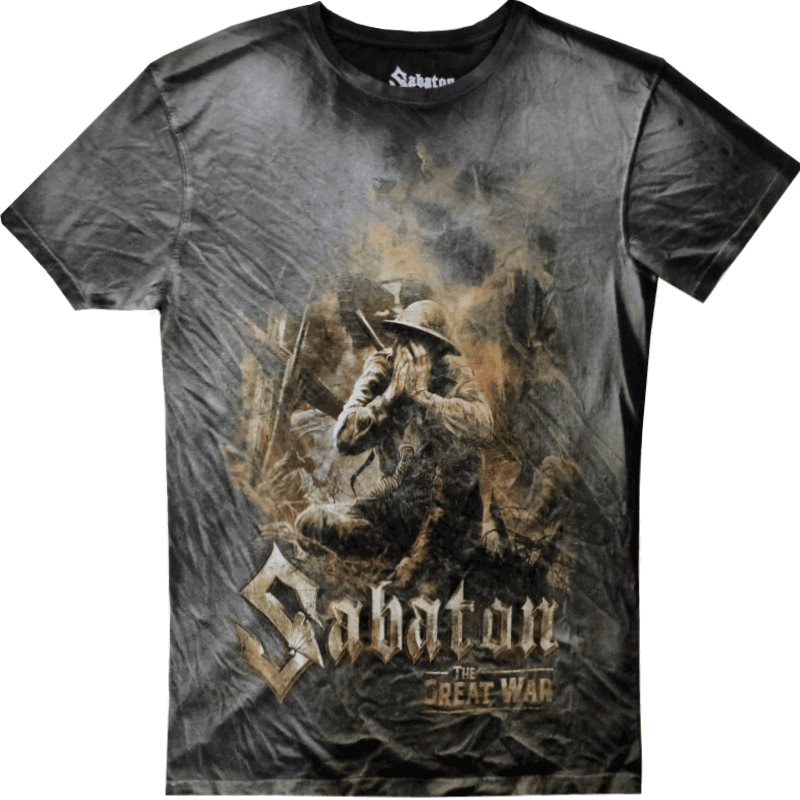 The Great War Sabaton T-shirt Vintage Collection Frontside