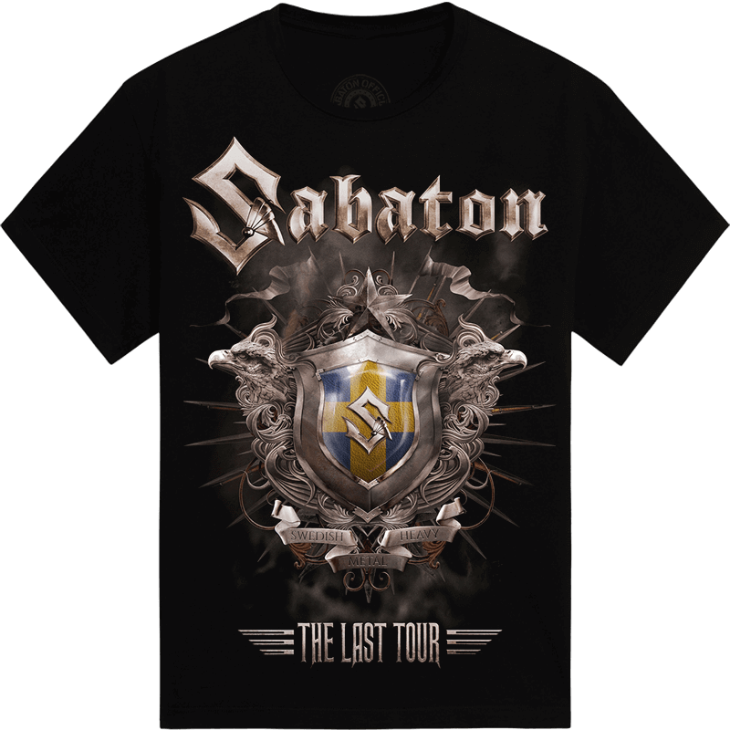 Orebro - Germany The Last Stand Tour 2017 Sabaton Exclusive T-shirt Frontside