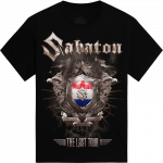 Amsterdam - the Netherlands The Last Stand Tour 2017 Sabaton Exclusive T-shirt Frontside