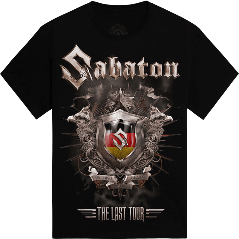 Ludwigsburg - Germany The Last Stand Tour 2017 Sabaton Exclusive T-shirt Frontside