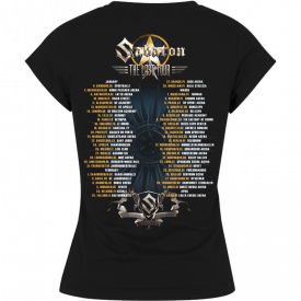 The Last European Tour 2017 Sabaton T-shirt Women Backside
