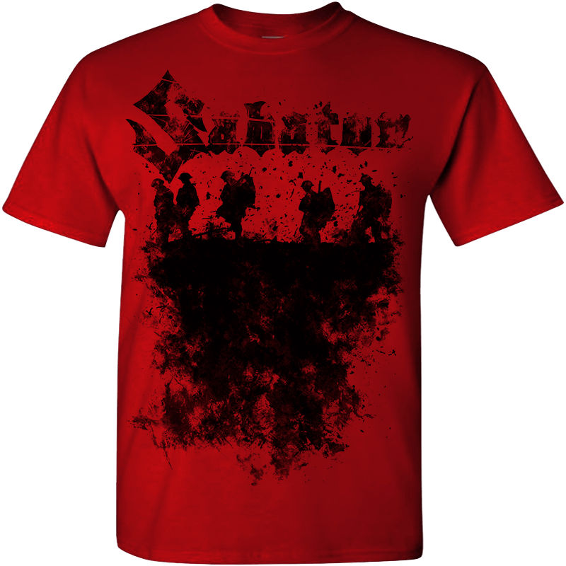 The War Never Ends Sabaton T-shirt Frontside
