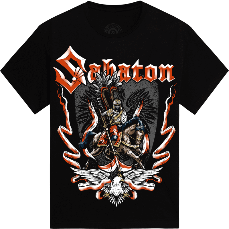 Winged Hussars Sabaton T-shirt Frontside