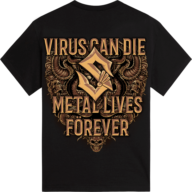 Metal Lives Forever Sabaton T-shirt Backside