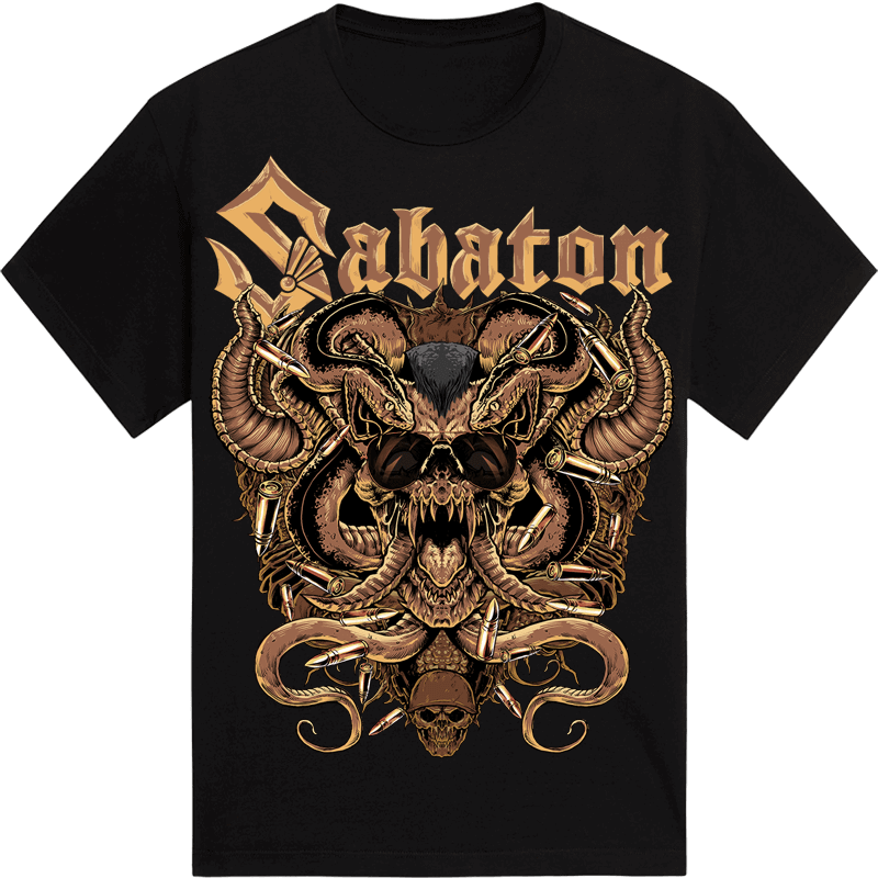 Metal Lives Forever Sabaton T-shirt Frontside