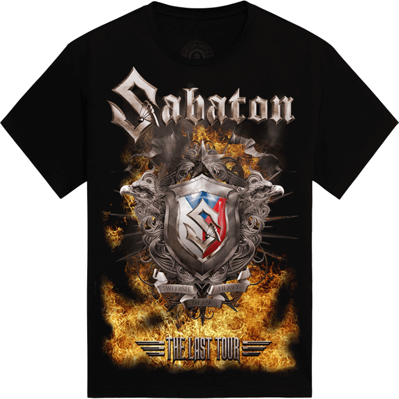 Masters of Rock The Last Tour 2017 Sabaton T-shirt Frontside