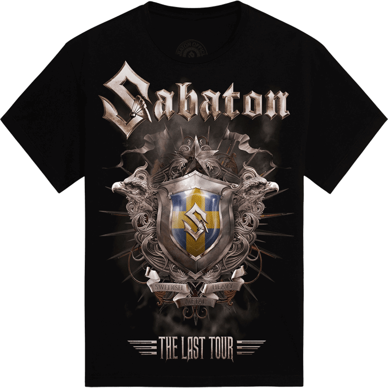 Sandviken The Last Stand Tour 2017 Sabaton T-shirt Frontside