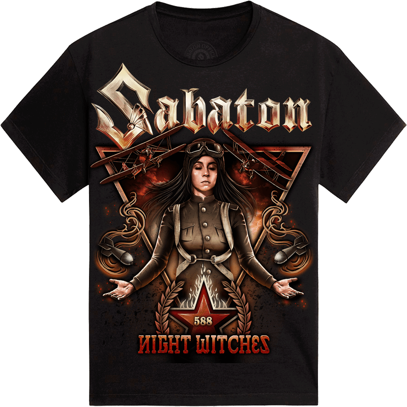 Night Witches Sabaton T-shirt Frontside