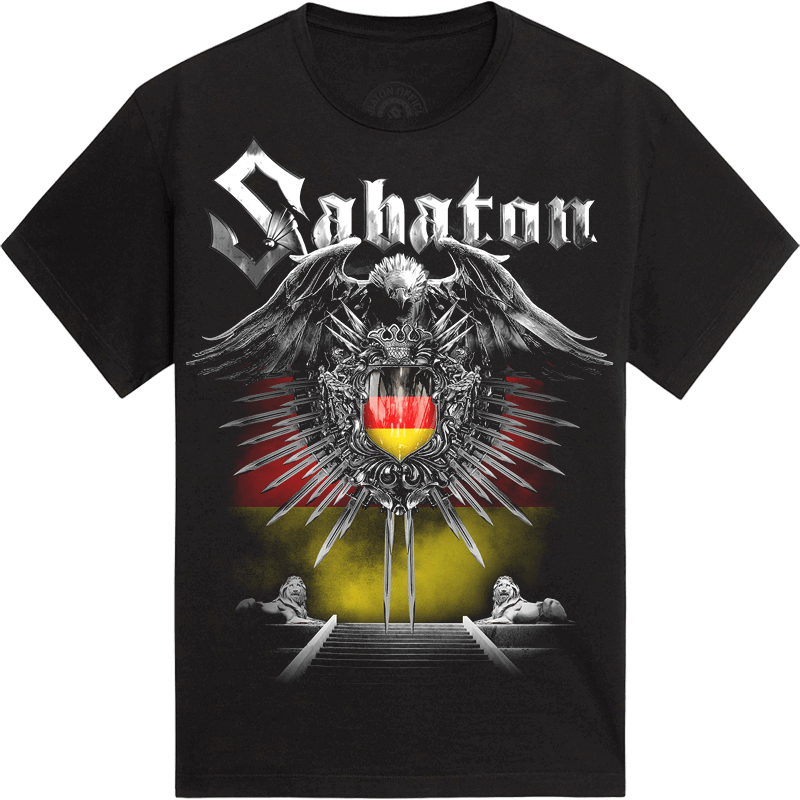 Geiselwind Heroes on Tour 2015 Sabaton T-shirt Frontside