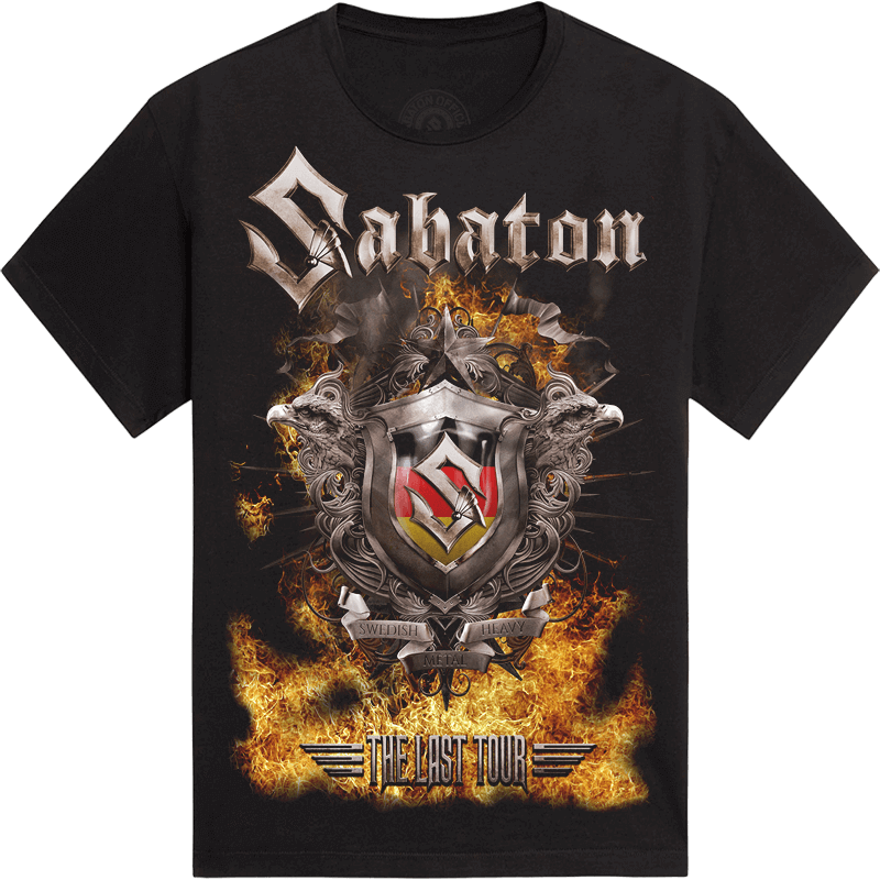 Kempten The Last Stand Tour 2017 Sabaton T-shirt Frontside