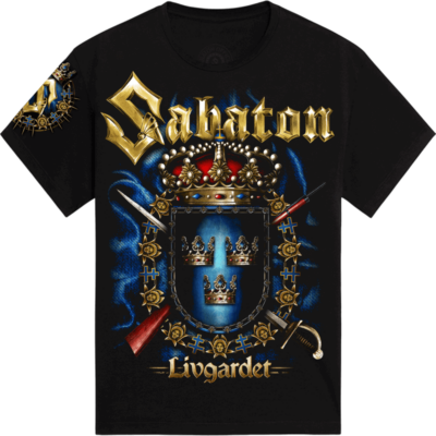 Livgardet Sabaton T-shirt Frontside