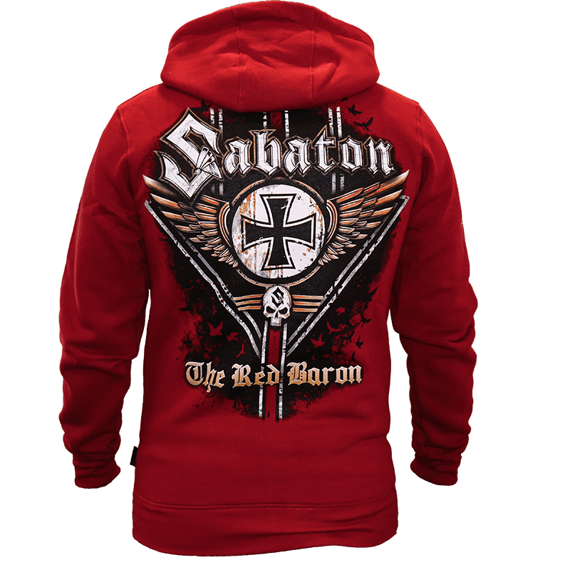 The Red Zip Hoodie | Sabaton Official
