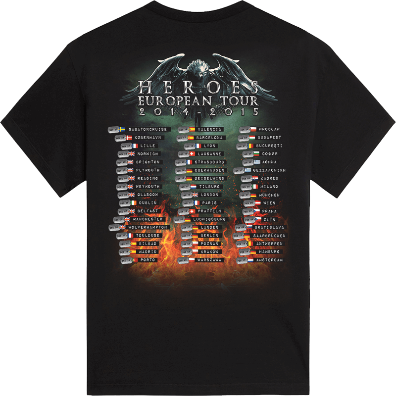 Man Of War 2014-2015 Tour T-shirt-T21156