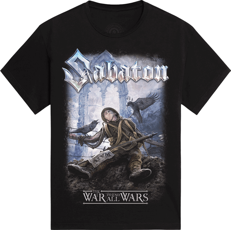 One sentence Fragrant Upstream The War to End All Wars T-shirt | Sabaton Official Store