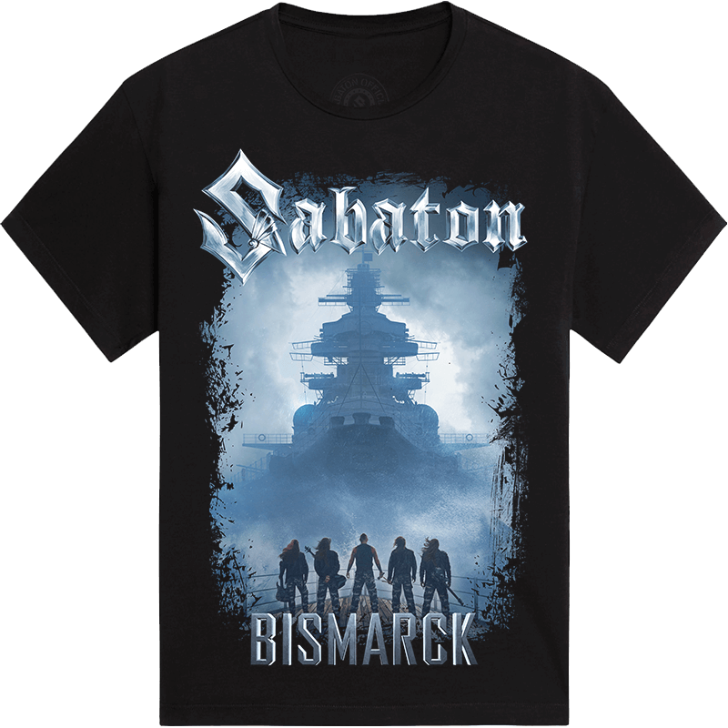 Subsidy Care disinfect Bismarck 'Bound By Iron And Blood' T-shirt | Sabaton Official Store