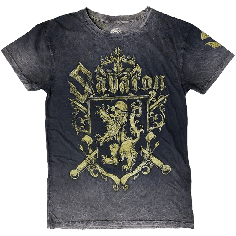 Sabaton Lion Crest Vintage T-shirt VT21308