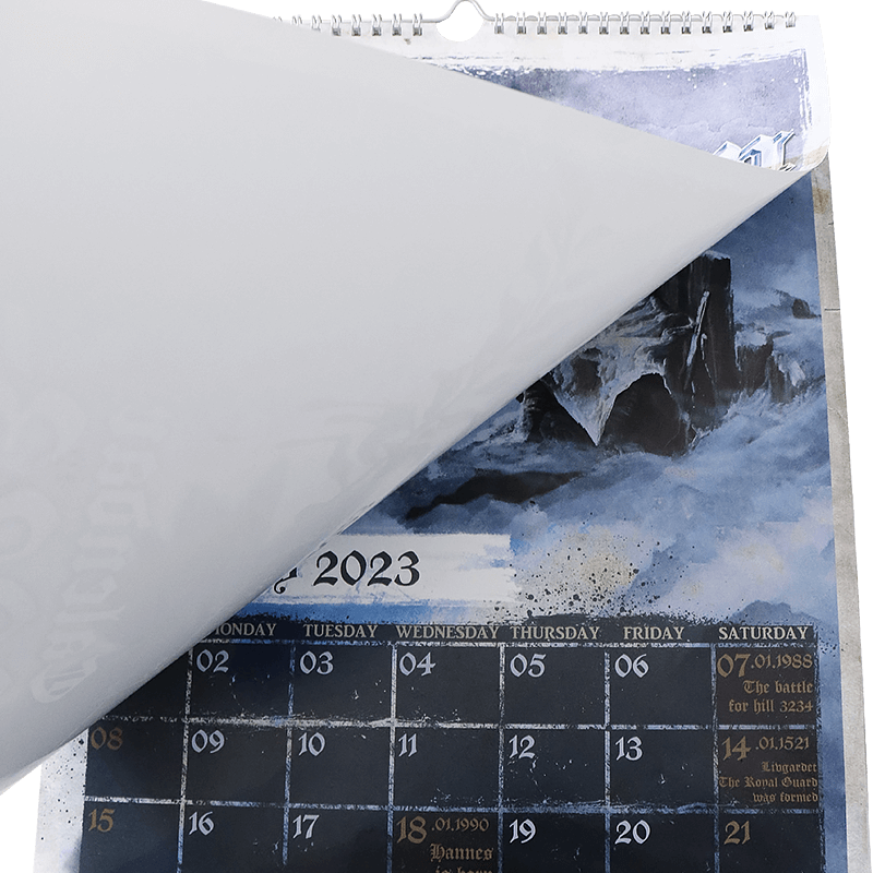 Sabaton Calendar 2023 detail A21199