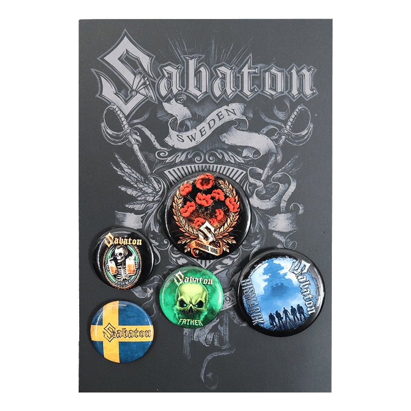 Sabaton Button Badge Set A21306
