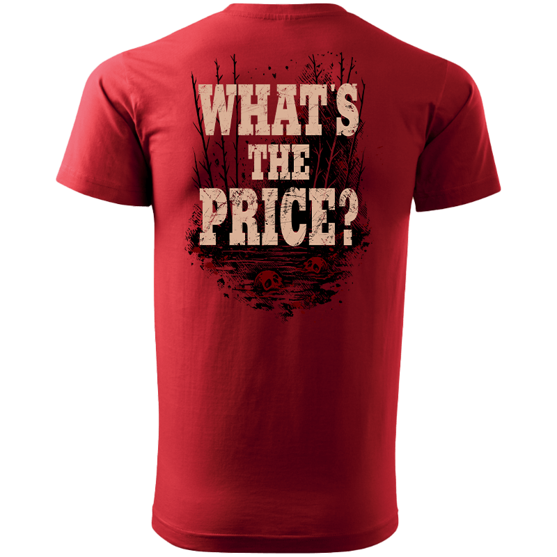 Price of a Mile T-shirt back T21321